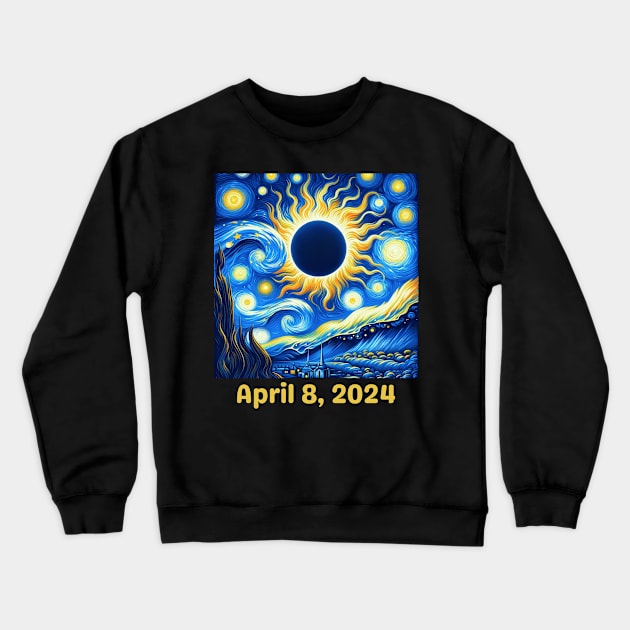 Eclipse Shirt 2024 Eclipse Tshirt Total Solar Eclipse Shirt April 8 2024 Tee Eclipse 2024 Funny Astronomy Gift Solar Eclipse Crewneck Sweatshirt by HoosierDaddy